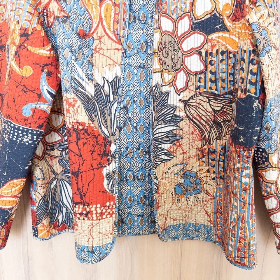 Alfred Dunner Lightweight Colorful Patchwork Reve… - image 3