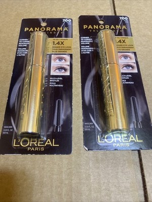 2x L Oréal Paris Voluminous Panorama Mascara Volumizing & Lengthening #700/Black