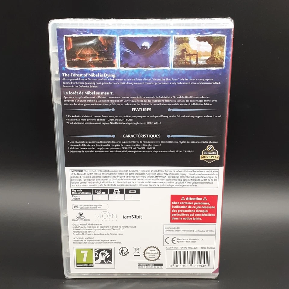 Ori And The Blind Forest Definitive Edition Switch Game In EN-FR-DE-ES-IT NEW Pl - Image 3 of 4