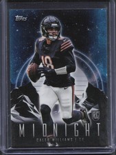 2024 Topps Midnight Caleb Williams #1 Rookie Moon Beam SSP Bears