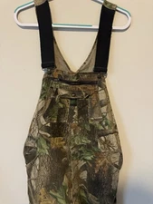 Vintage Liberty Camo Overalls Mens 34 Realtree Camouflage Workwear Hunting