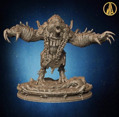 Monolith Arts - Whispering Forest - Werebär #3 - DnD/TTRPG Figur/Miniatur