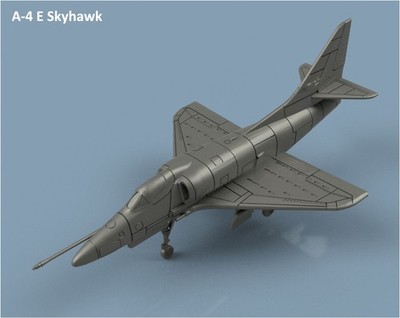 L'Arsenal Models 1/350 A-4E SKYHAWK with WEAPONS (5) 3D Printed Set