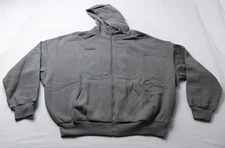 Comfrt Unisex Adult's Cloud Zip Heavyweight Hoodie JL3 Wolf Gray Medium