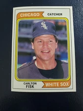 Carlton Fisk Chicago White Sox 1992 BB Card Price Guide Monthly #7 White Border
