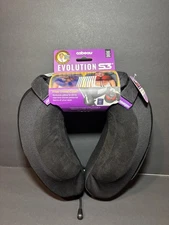 Cabeau Travel Neck Pillows for Airplanes - The Neck's Evolution, TNE S3 Black