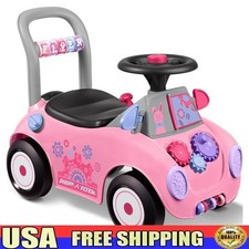 Interactive Ride-On Car Push Walker Toddlers Sensory Learning Activities New