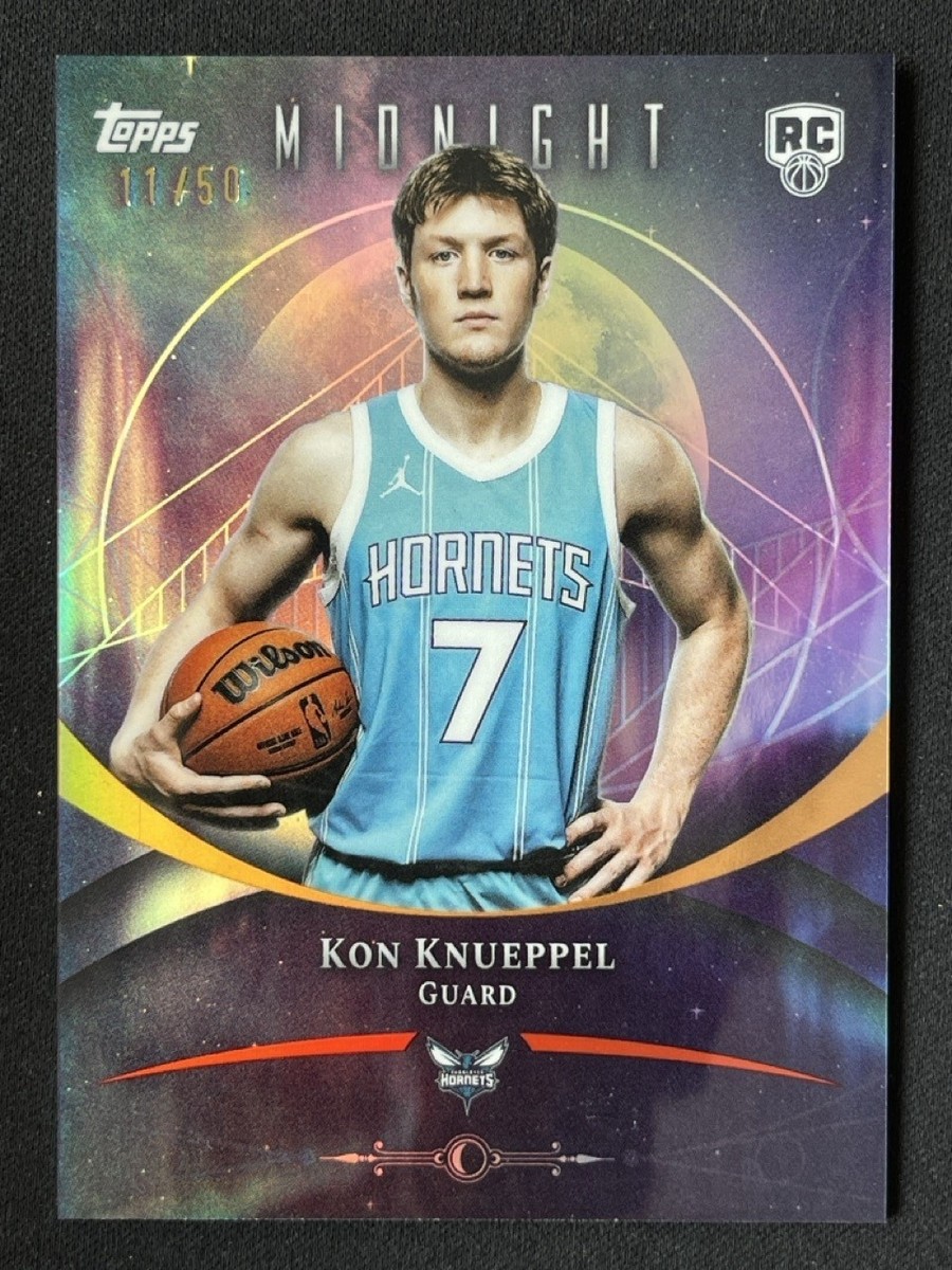 2025-26 Topps Midnight - Kon Knueppel #64 Summer Solstice /50 (RC 