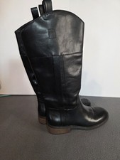 Crown Vintage Boots Womens 10 M Black Feya High Shaft Side Zip Western Classic