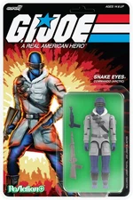Super7 - G.I. Joe - ReAction+ Wv5 - Arctic Snake Eyes Movie [Used Very Good Toy]