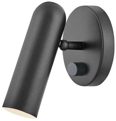 Hinkley Jax 6 3/4" High Black LED Wall Light - Picture 1 of 2