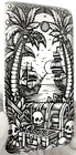 10 ozt 999 Fine Silver Art Bar- PIRATE'S TREASURE - ADAMO TECHNE - Limited