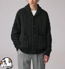GU Cable Shawl Collar Cardigan ENGINEERED GARMENTS 358659 Men Cardigan Japan