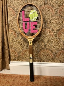 Raquette De Tennis Vintage Wilson Jack Kramer Valiant – Bois – Avec Presse – USA