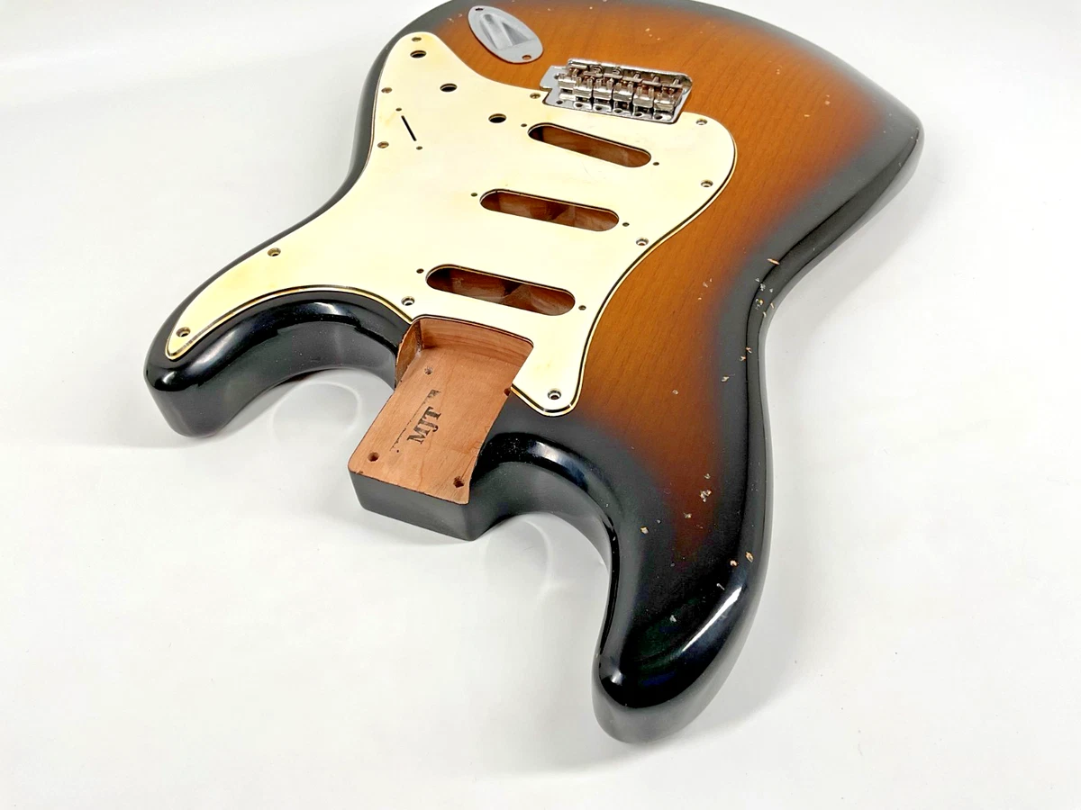 MJT OfficialCustom Vintage Aged Nitro Guitar Body Mark Jenny VTS 1p Alder 2-Tone
