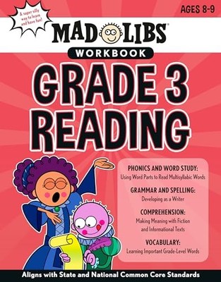 Mad Libs Workbook: Grade 3 Reading : Aligns with State and National Common ...