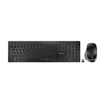 CHERRY DW 9500 SLIM, wireless keyboard and mouse set, German layout QWERTZ , Bl