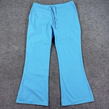 Cherokee Workwear Scrub Pants Women's Size Small Actual Fits 33.5x27.75 Blue