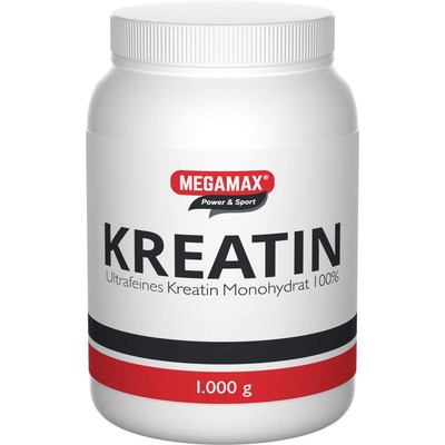 KREATIN MONOHYDRAT 100% Megamax Pulver 1000 g PZN07345854