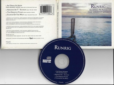 RUNRIG An Ubhal As Airde LIMITED DIGI PACK PACKAGE Europe CD Single USA Seller