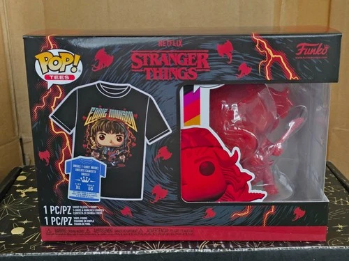 Funko Pop Vinyl - Television #1462 Eddie Munson Red & XL shirt - New - Stranger
