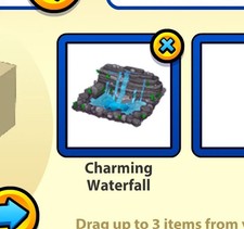 Webkinz Classic 36000 Kinzcash Boost 6 Items Charming Waterfalls virtual lot