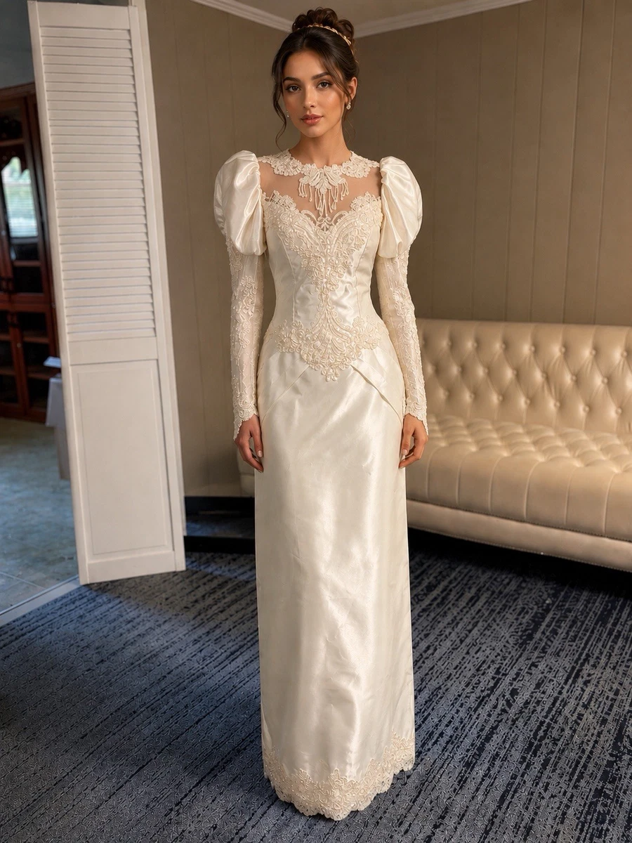 alfred angelo vintage bridesmaid dress Wedding for sale Lace