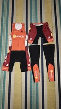 Champion system mens orange Triathlon suit Cyclocross Skinsuit size L Pb sports