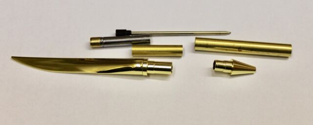 Brieföffner-Kugelschreiber Bausatz in Gold Pen Kit Pen Blank Drechseln