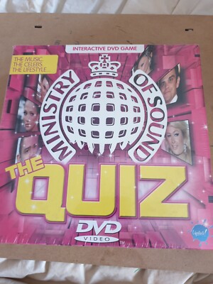 MINSTRY OF SOUND ~ DAS QUIZ ~ INTERAKTIVES DVD SPIEL ~~ NEU & VERSIEGELT 