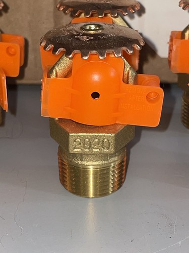 6 Victaulic V3401 Upright Sprinkler SR 8.0K Brass 155F S342ACS510- NEW - Picture 4 of 9