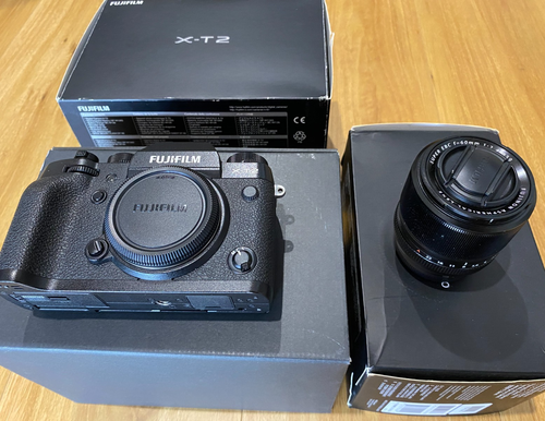 Fuji X-T2 Mirrorless Camera, Fujinon 60mm f2.4 Macro, Smallrig Cage + more