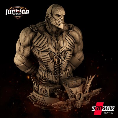 Darkseid Büste 3D gedruckt 16K unbemalt Resin Modellbausatz Maßstab 1:4
