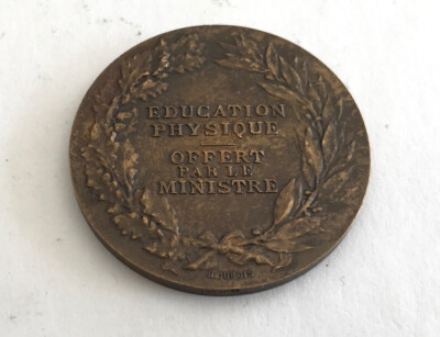 France, Médaille, Education Physique Offert Par Le Ministre Sup Bronze20344