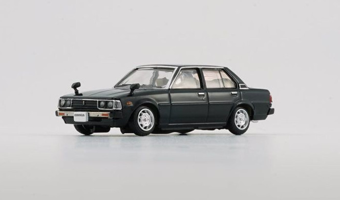 BM Creations Toyota Corolla E70 - Black - LHD 1:64 Scale Diecast