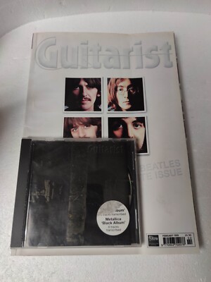 Guitarist Mag 1999 Feb BEATLES Metallica/Thunder/Dave Davies/Eagle Eye Cherry+CD