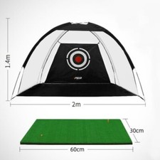 Foldable Golf Practice Net Indoor Outdoor Tent Garden Grassland Golf Hitting