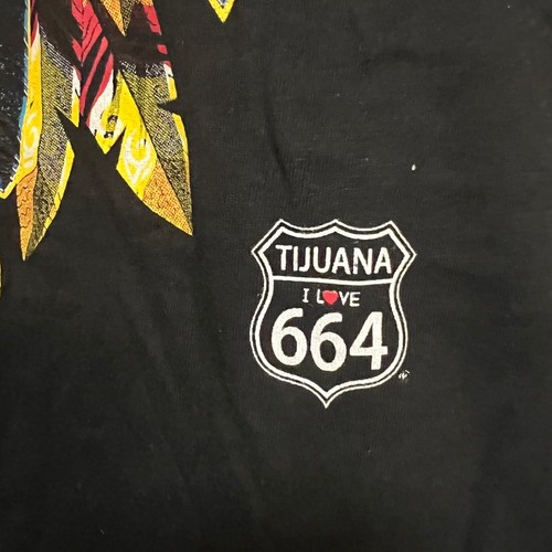 Mexican Jaguar Shirt Aztec Art Print I ❤️ 664 Tijuana Brand Men’s Large New - Picture 3 of 8