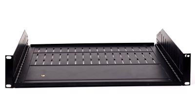 Strong SR-SHELF-2U 2 Space 19'' x 3.5'' x 14.76'' Deep Rack Mount Shelf o487
