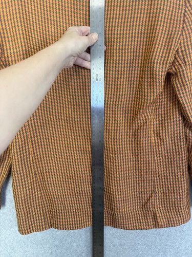 Giacca Blazer Giorgio Armani Collezioni 100% Lino 42 IT Italia PIEDE DI POULE VINTAGE - Foto 23 di 24
