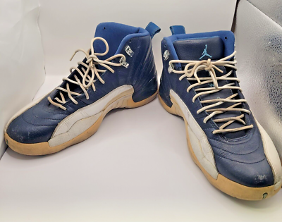 Nike Air Jordan 12 XII Basketball Sz 9 Obsidian 130690-410 JUMPMAN