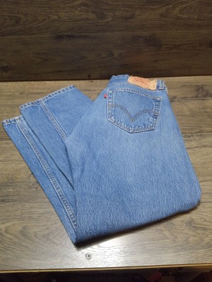LEVI STRAUSS \u0026 CO 501XX Button Fly Original Riveted W 34 X L 32 Blue Denim  Jeans | eBay