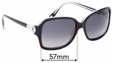 SFx Replacement Sunglass Lenses fits Coach HC8009 Frances - 57mm Wide