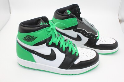 Nike Air Jordan 1 Retro High OG DZ5485 130 White/Black-Green Glow Größe EU42.5