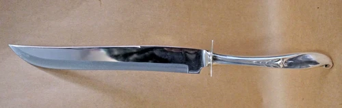 WALLACE Wishing Star 14" CARVING KNIFE, Sterling Silver Handle, Stainless Blade