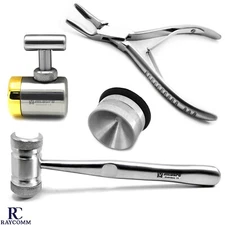 Dental implant Grafting Bone Crushing Instruments Kit Bone Rongeur Forceps Tools