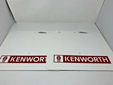 Lot of (2) Genuine Kenworth Truck Mud Flaps  - 16 1/2" x 13 3/4" 