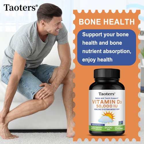 Vitamin D3 50,000 IU Supplement - Supports Bone,Heart And Immune Health - Imagen 9 de 15