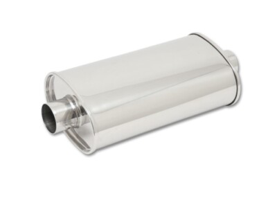 Vibrant Performance Center-Center 3 Inch Inlet / Outlet StreetPower Oval Muffler