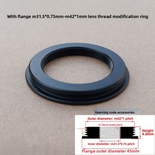 M31.5 31.5x0.75mm Female to M42 42x1mm Male M31.5-M42 Thread Mount Adapter Ring